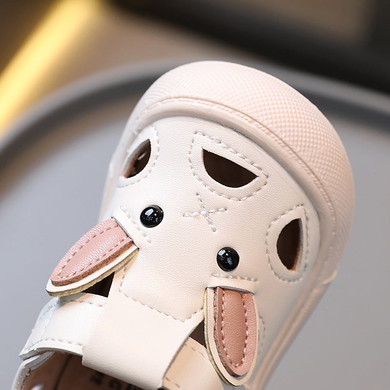 أحذية أطفال بنات ذات نعال ناعمة، صنادل للأطفال، صنادل غير قابلة للانزلاق للأطفال الرضع والأطفال الصغار - Image 5